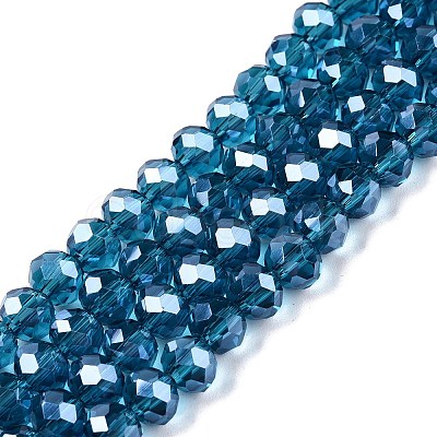 Electroplate Glass Beads Strands LS-EGLA-A044-T6mm-A27-1