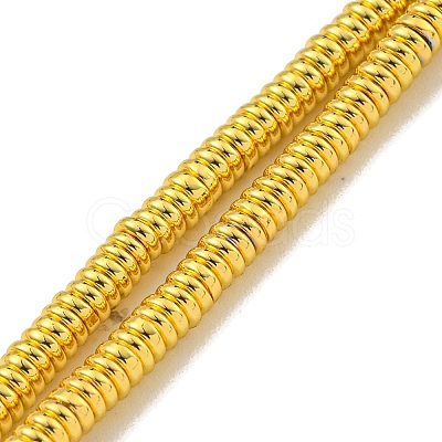 Electroplated Synthetic Non-Magnetic Hematite Beads Strands G-I360-C01-01-1