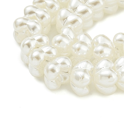 Transparent Spray Painted Glass Beads Strands GLAA-P066-01B-1