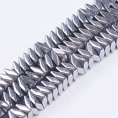 Electroplate Non-Magnetic Synthetic Hematite Strands G-F562-V02-1