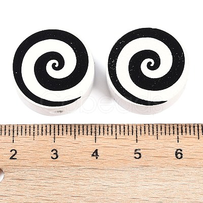 Halloween wood beads WOOD-S064-01D-1