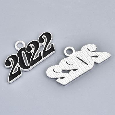 Alloy Enamel Pendants PALLOY-N160-001-01S-RS-1