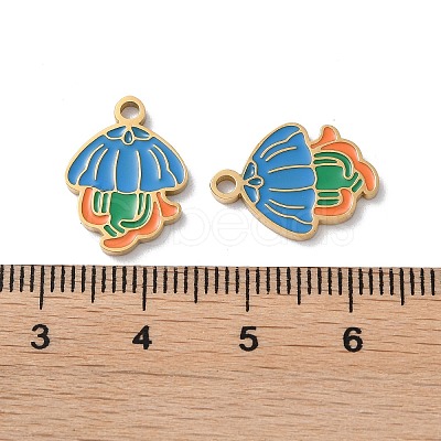 Ion Plating(IP) 304 Stainless Steel Pendants STAS-C083-11G-01-1
