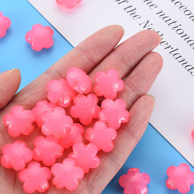 Imitation Jelly Acrylic Beads MACR-S373-87-E09-1