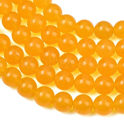 Dyed Natural White Jade Beads Strands GG-CBAD029-A11-10mm-1