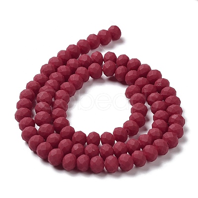 Glass Beads Strands EGLA-A034-P8mm-MD02-1