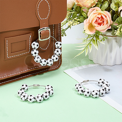 16mm Round Sport Ball Wooden Beaded Embellishments FIND-WH20003-42B-1
