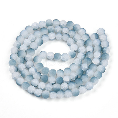 Crackle Glass Beads X1-GLAA-N009-8mm-06-1
