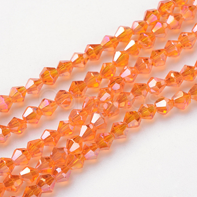 Glass Beads Strands EGLA-S056-4mm-14-1