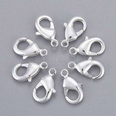 Brass Lobster Claw Clasps KK-902-S-1
