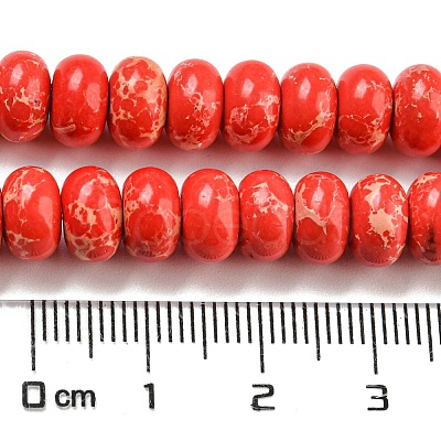 Synthetic Imperial Jasper Dyed Beads Strands G-D077-E01-01G-1