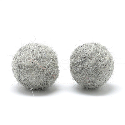 DIY Doll Craft Wool Felt Ball AJEW-R069-30mm-03-1