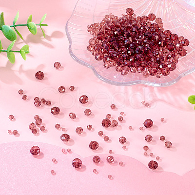 4 Strands 4 Styles Glass Beads Strands EGLA-TA0012-97A-1