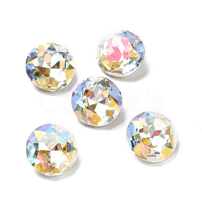 Light AB Style K9 Glass Rhinestone Cabochons RGLA-J033-C-001LA-1