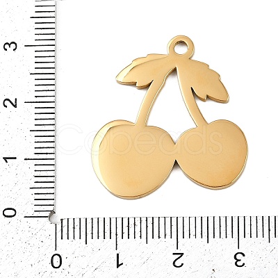 304 Stainless Steel Pendants STAS-I338-04G-1