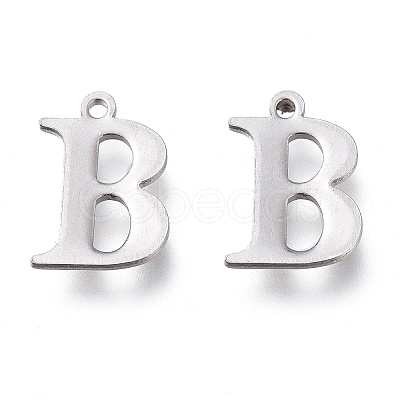 Tarnish Resistant 304 Stainless Steel Charms STAS-H112-B-P-1