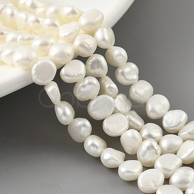 Natural Cultured Freshwater Pearl Beads Strands PEAR-A006-04H-1