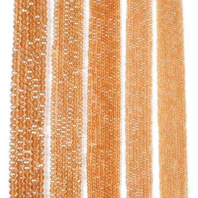 Electroplate Glass Beads Strands EGLA-A044-T4mm-A23-1