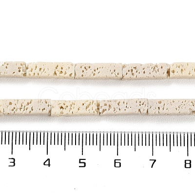Synthetic Lava Rock Dyed Beads Strands G-H311-07-11-1