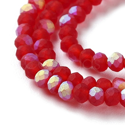 Imitation Jade Glass Beads Strands EGLA-YW0003-19A-06-1