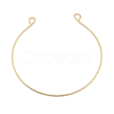 Brass Cuff Bangles KK-D160-01G-1