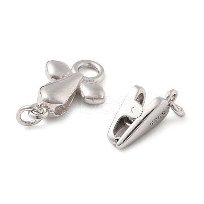 925 Sterling Silver Fold Over Clasps STER-S013-05P-1