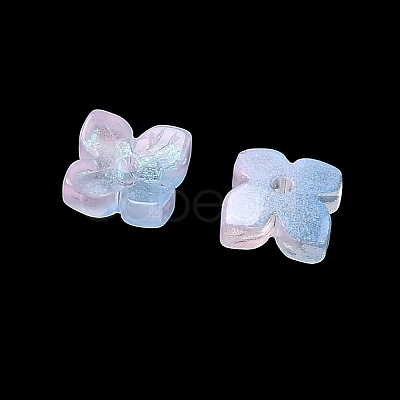 Dyed & Heated Glass Bead Caps GLAA-Z019-01B-1
