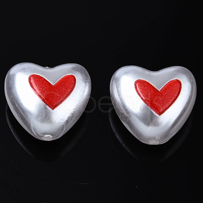 3D Printed ABS Plastic Imitation Pearl Beads KY-S163-440-1