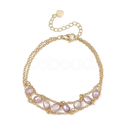 Brass Cable Chains Bracelets BJEW-JB14220-01-1