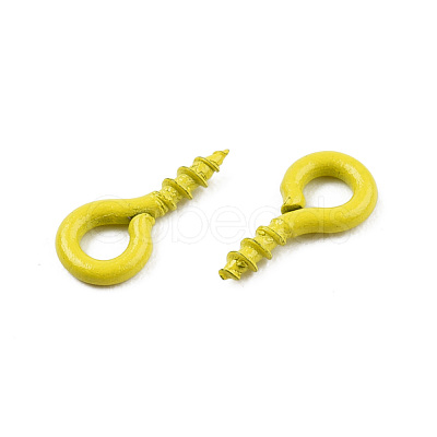 Spray Painted Iron Screw Eye Pin Peg Bails IFIN-N010-002A-14-1