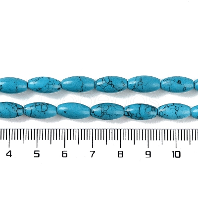 Synthetic Gemstone Dyed Beads Strands G-K362-I12-06-1