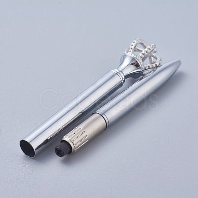 Platinum Big Crown Pen LS-AJEW-K026-01G-1