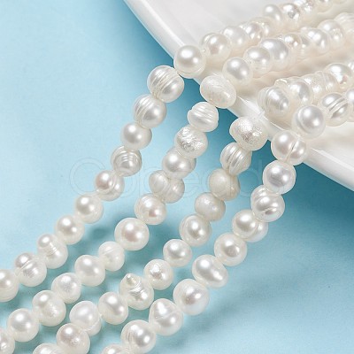 Natural Cultured Freshwater Pearl Beads Strands X1-PEAR-N013-06G-1
