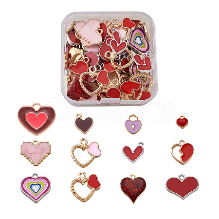 Alloy Enamel Pendants PALLOY-KS0002-04-1