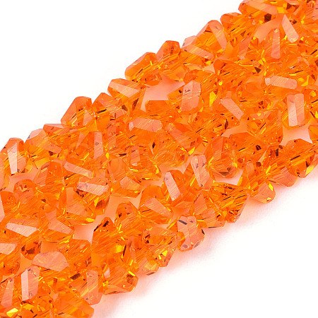Transparent Glass Beads Strands GLAA-N018-4mm-07-1
