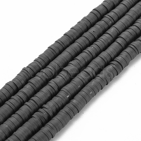 Handmade Polymer Clay Bead Strands CLAY-T002-6mm-38-1