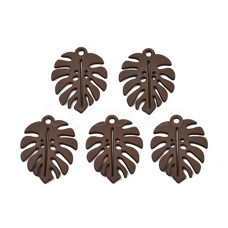 Baking Paint Alloy Pendants ENAM-I051-01E-1