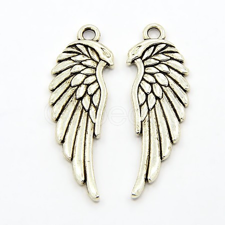 Tibetan Style Alloy Pendants TIBEP-60559-AS-LF-1