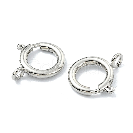 SHEGRACE Brass Spring Ring Clasps XGRPCN018-224P-1