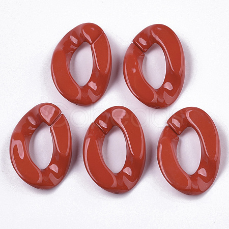 Opaque Acrylic Linking Rings OACR-S036-001B-G06-1