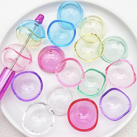 Transparent Acrylic Bead Cone OACR-A023-01A-1