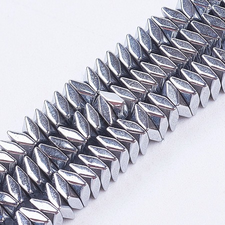 Electroplate Non-Magnetic Synthetic Hematite Strands G-F562-V02-1