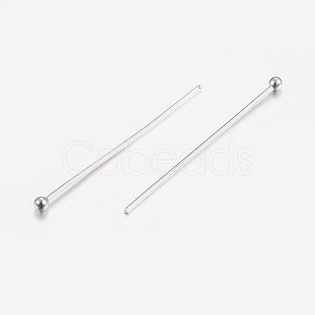 Non-Tarnish 304 Stainless Steel Ball Head Pins X-STAS-K172-30P-03-1