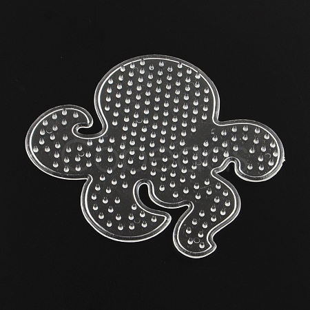 Octopus ABC Plastic Pegboards used for 5x5mm DIY Fuse Beads X-DIY-Q009-39-1