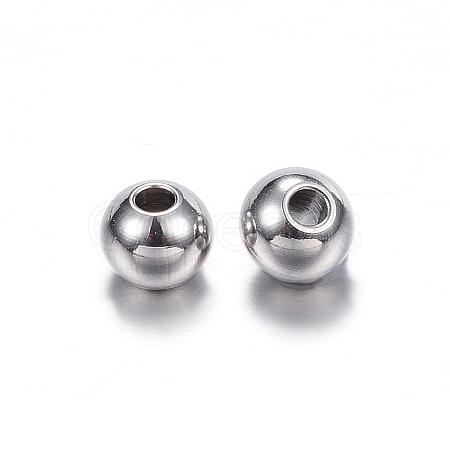 Tarnish Resistant 201 Stainless Steel Beads STAS-D447-37C-1