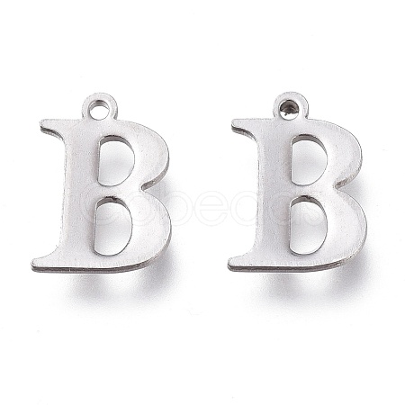 Tarnish Resistant 304 Stainless Steel Charms STAS-H112-B-P-1
