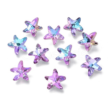 Electroplate Glass Charms GLAA-H101-B-03-1