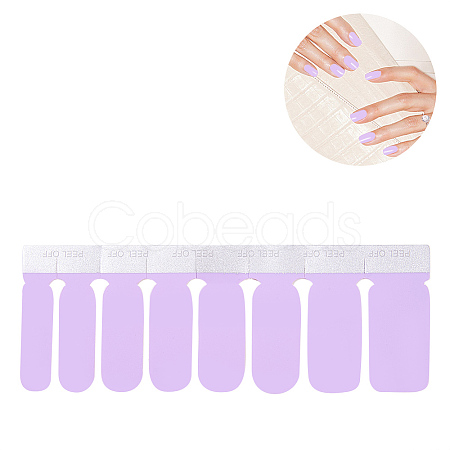 Solid Color Full Cover Best Nail Stickers MRMJ-T039-01G-1