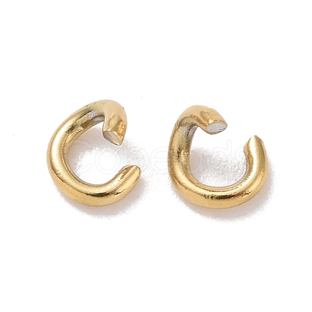 Ion Plating(IP) 304 Stainless Steel Open Jump Rings X-STAS-M235-M-01-1