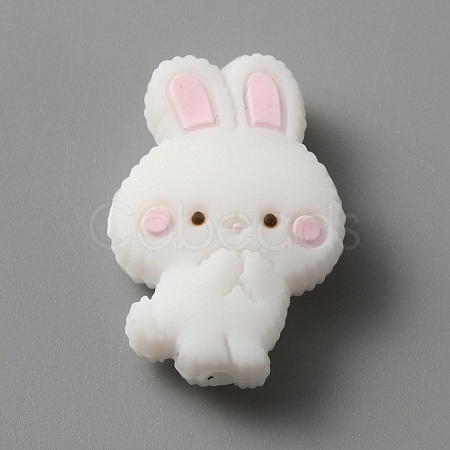 Food Grade Eco-Friendly Silicone Beads X1-SIL-WH0015-08B-1